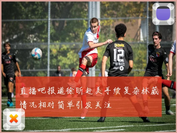 直播吧报道徐昕赴美手续复杂林葳情况相对简单引发关注